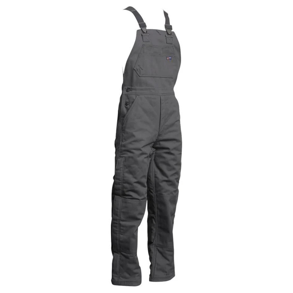 Lapco Gray 9oz. FR Insulated Bib Overalls from GME Supply